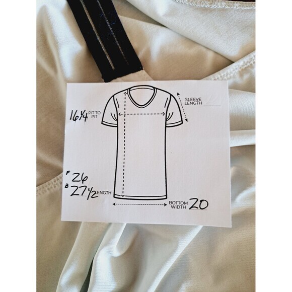 Athleta White‎ T Back Strap Power Of She Workout Tank Top Womens Size Small - Picture 8 of 8